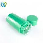 Ovale bianco di plastica verde del coperchio 15ml dei contenitori 4.5g del balsamo di labbro 0.15oz